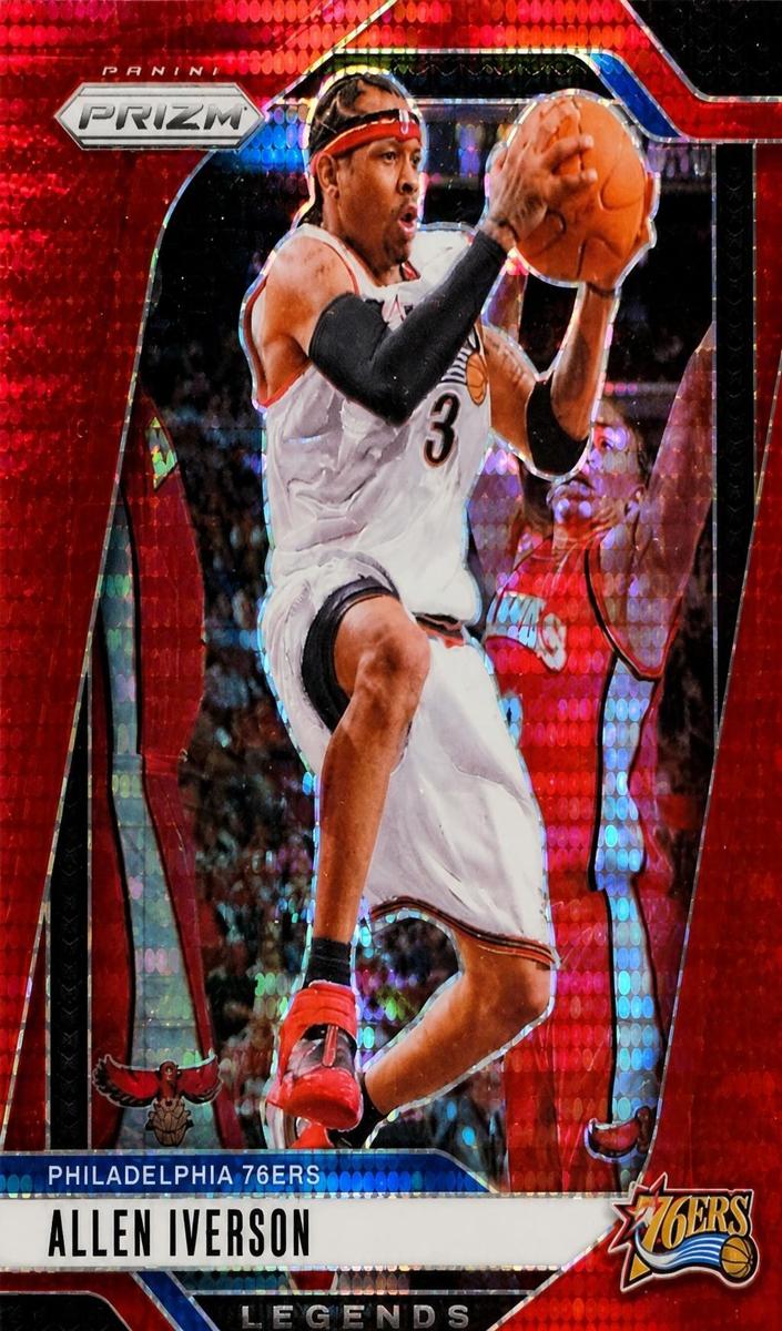 2024 Panini Prizm Basketball Red Pulsar Allen Iverson #291