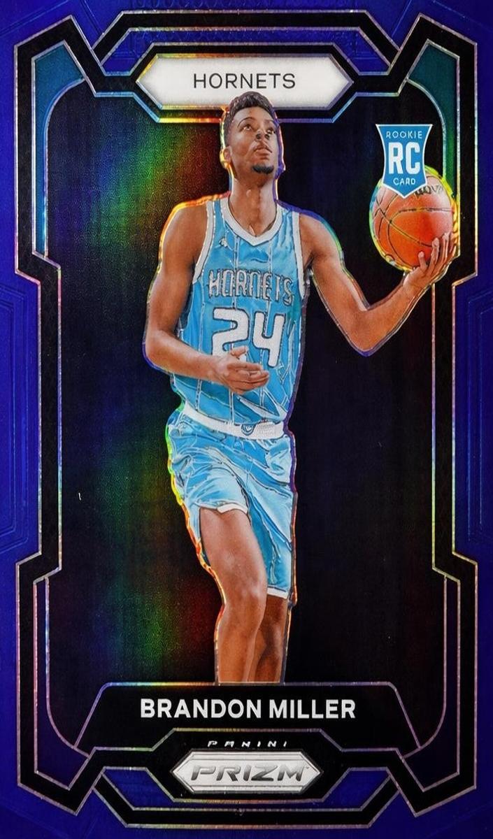 2023 Panini Prizm Basketball Blue Brandon Miller #152 PSA 10