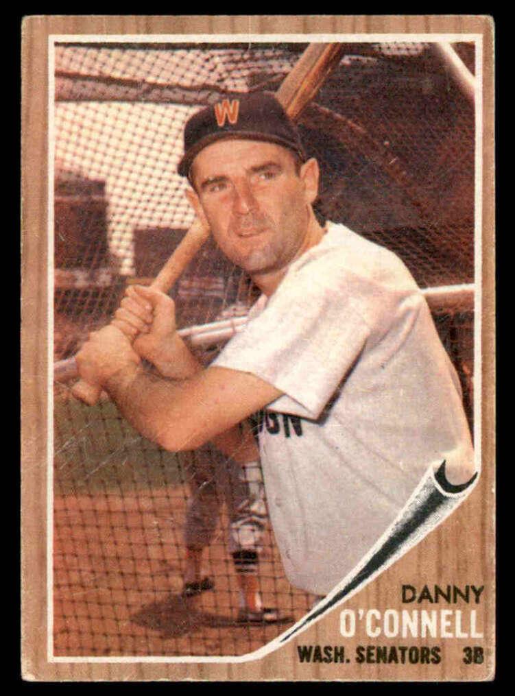 1962 Topps Baseball Danny O'Connell #411 PSA 7.5