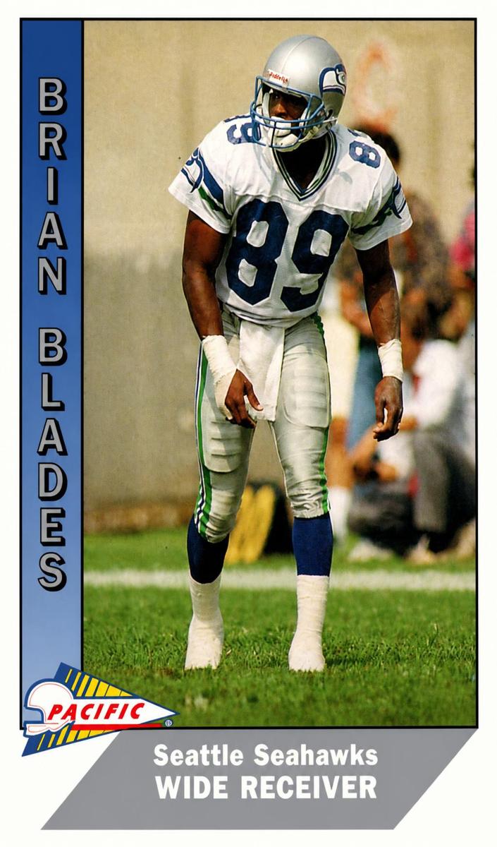 1991 Pacific Football Brian Blades #493