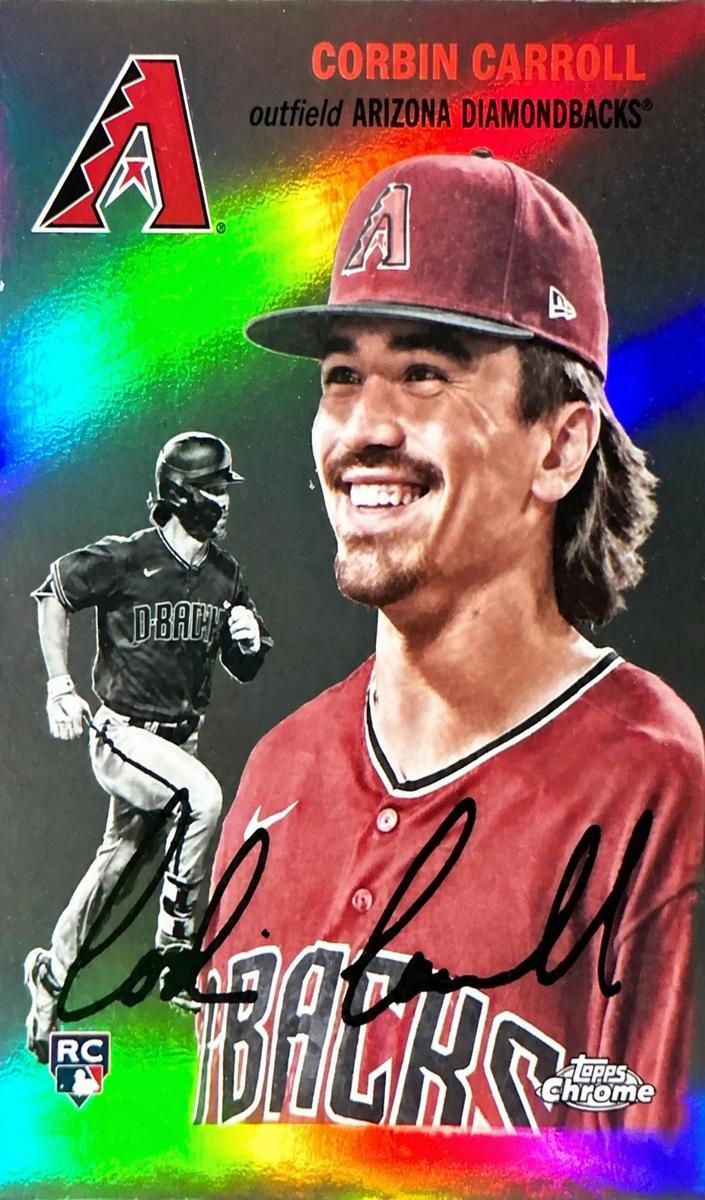 2023 Topps Chrome Platinum Baseball Refractor Corbin Carroll #350 SGC 8.5
