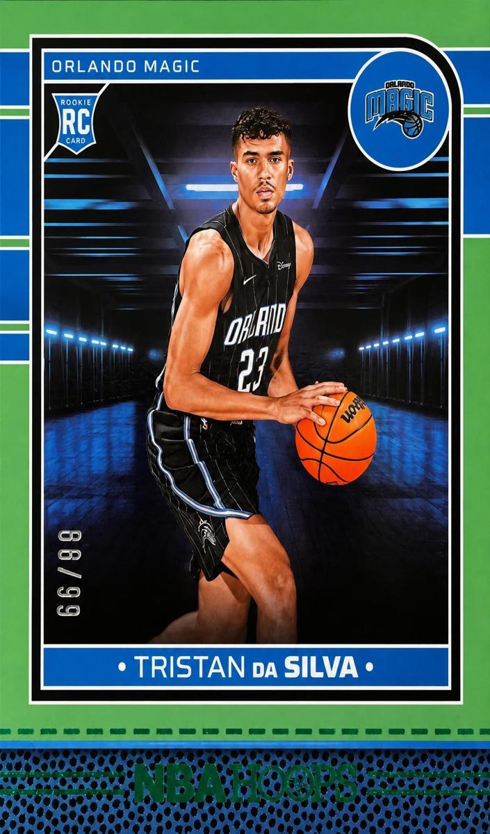 2024 Panini Hoops Basketball Green Tristan da Silva #248