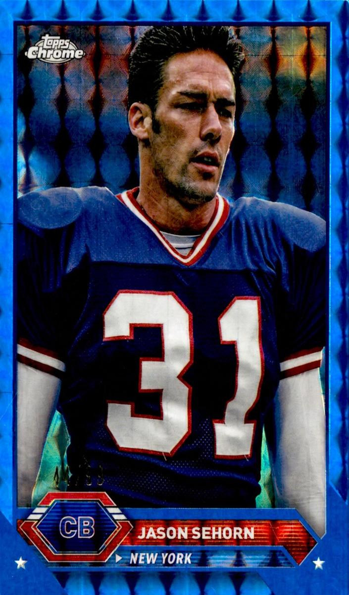 2023 Topps Composite Football Blue Geometric Jason Sehorn #15