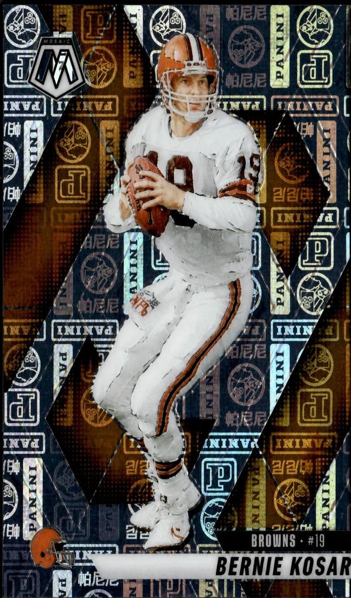 2025 Panini Mosaic Football Silver Knight Bernie Kosar #65