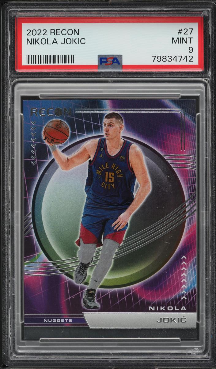 2022 Panini Recon Basketball Nikola Jokic #27 CGC 9