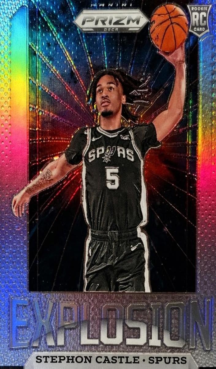2024 Panini Prizm Deca Basketball Silver Stephon Castle #25