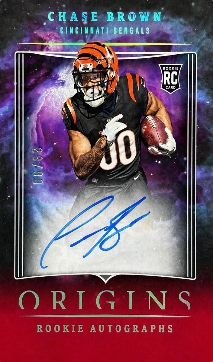 2023 Panini Origins Football Red Chase Brown #RACBR