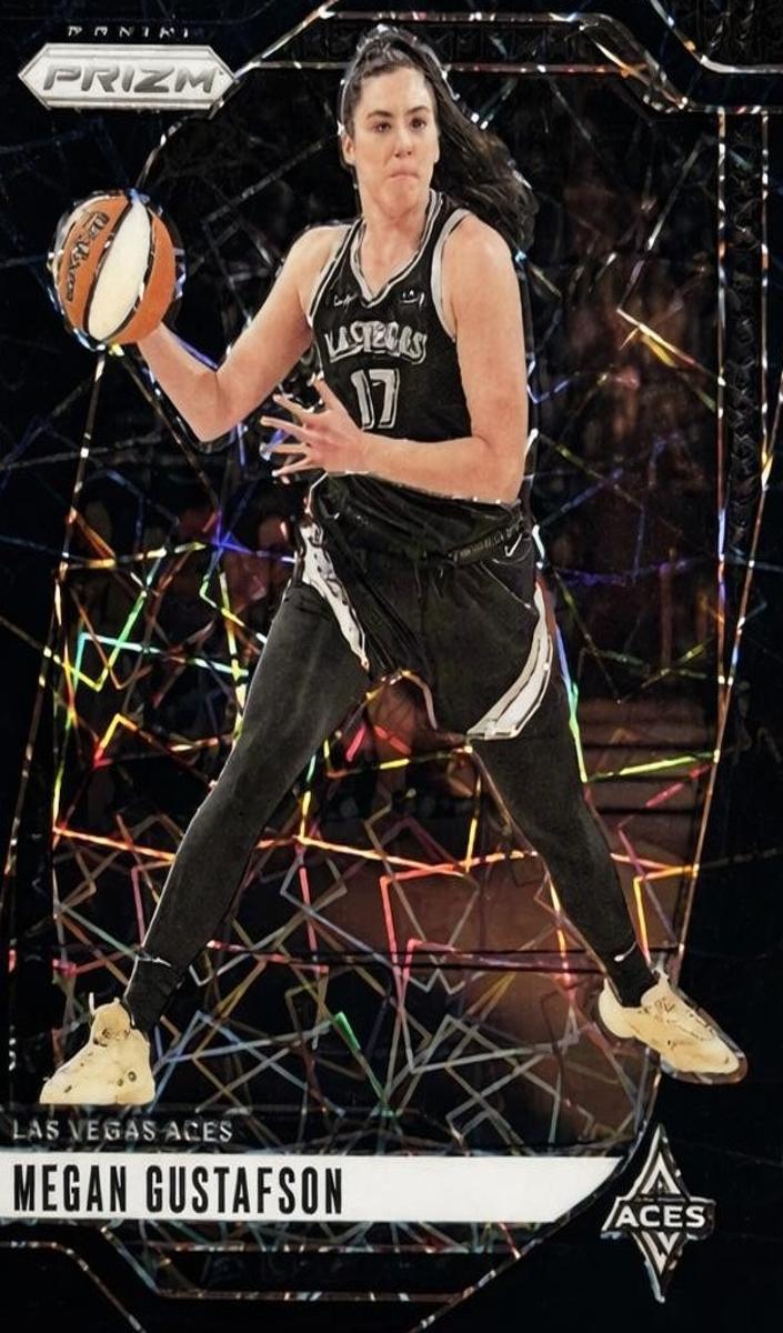 2024 Panini Prizm WNBA Basketball Black Velocity Megan Gustafson #78