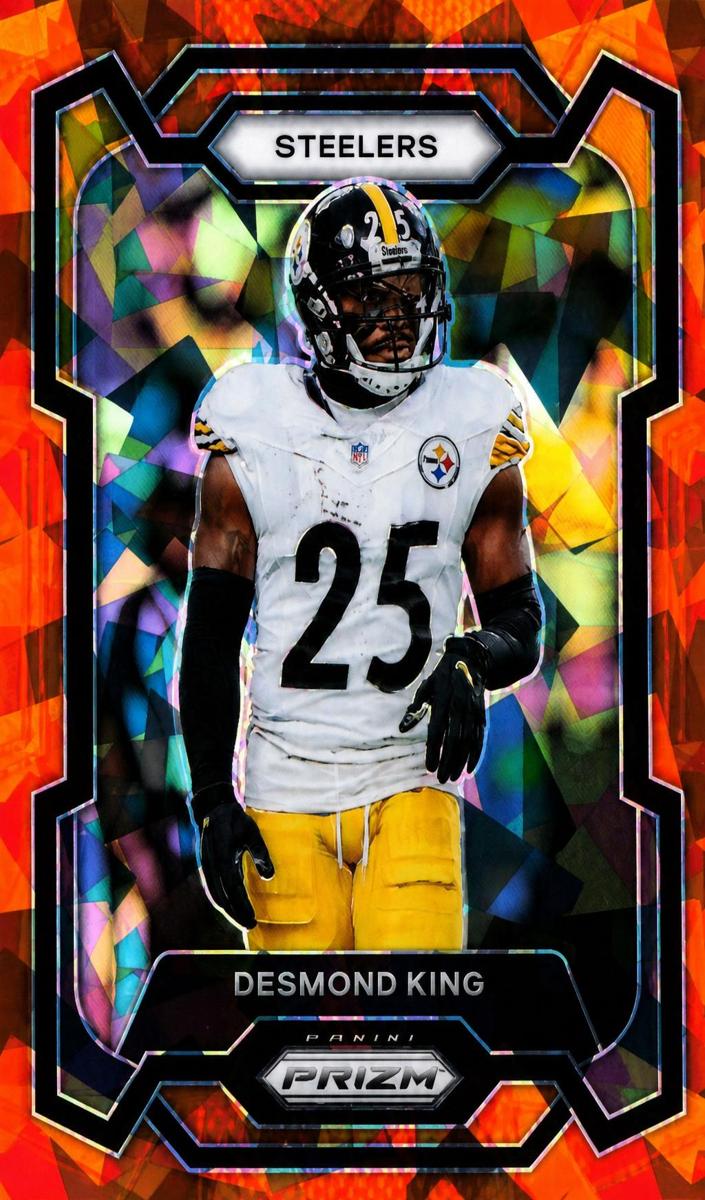 2023 Panini Prizm Football Orange Ice Desmond King #118