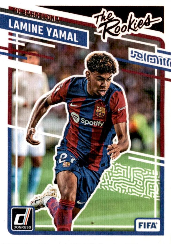 2023 Panini Donruss FIFA Soccer Lamine Yamal #25 PSA 8.5