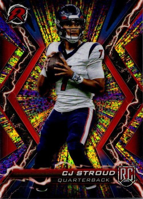 2023 Topps Composite Football Purple And Yellow Static C.J. Stroud #98 PSA 9