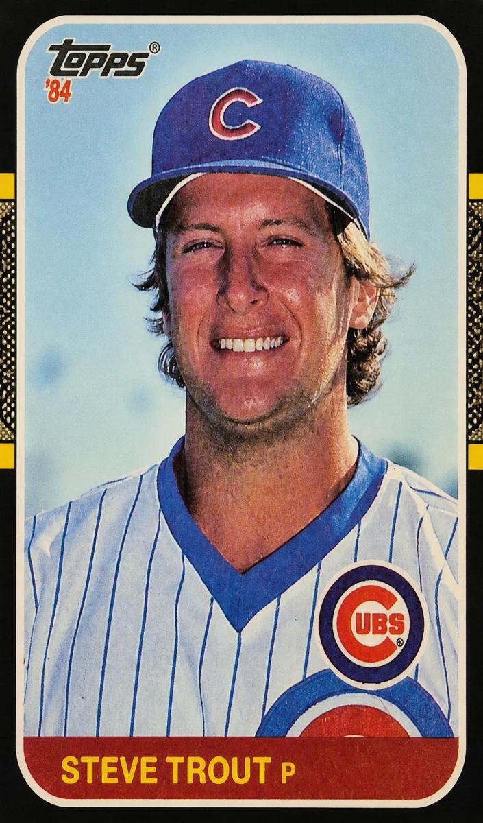 1987 Donruss Baseball Steve Trout #201