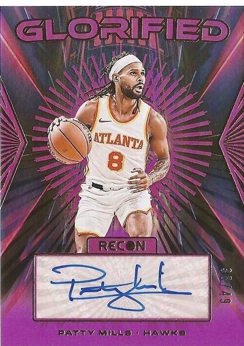 2023 Panini Recon Basketball Purple Patty Mills #GS-MIL