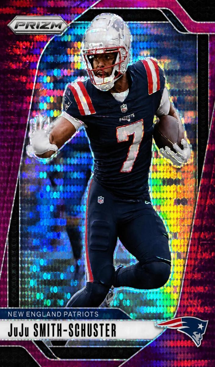 2024 Panini Prizm Football Purple Pulsar JuJu Smith-Schuster #196