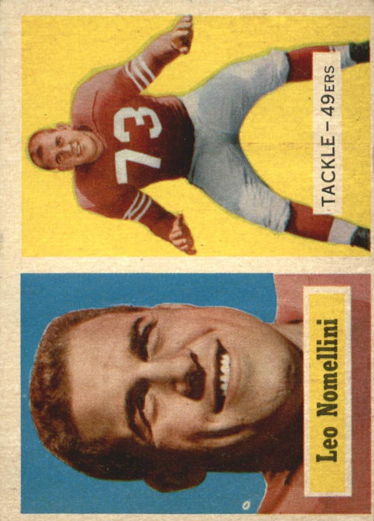 1957 Topps Football Leo Nomellini #6 PSA 6.5