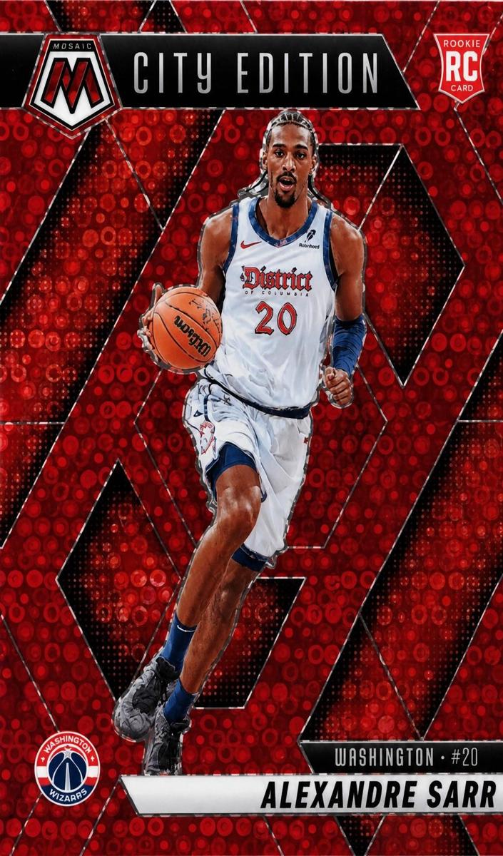 2024 Panini Mosaic Basketball Fast Break Red Alexandre Sarr #278