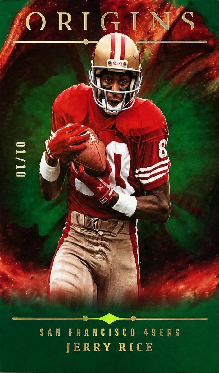 2024 Panini Origins Football Green Jerry Rice #44