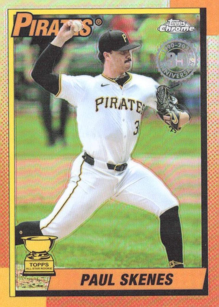 2025 Topps Chrome Baseball Paul Skenes #90CB-13 PSA 10