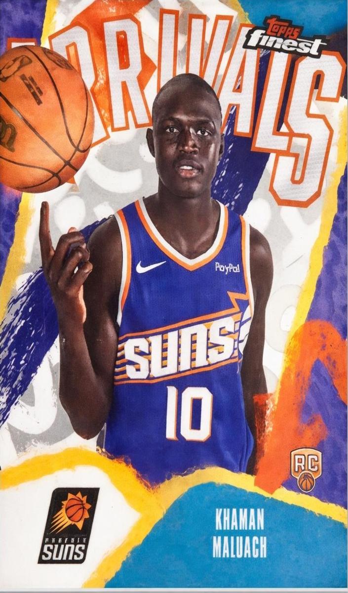 2025 Topps Finest Basketball Khaman Maluach #A-10