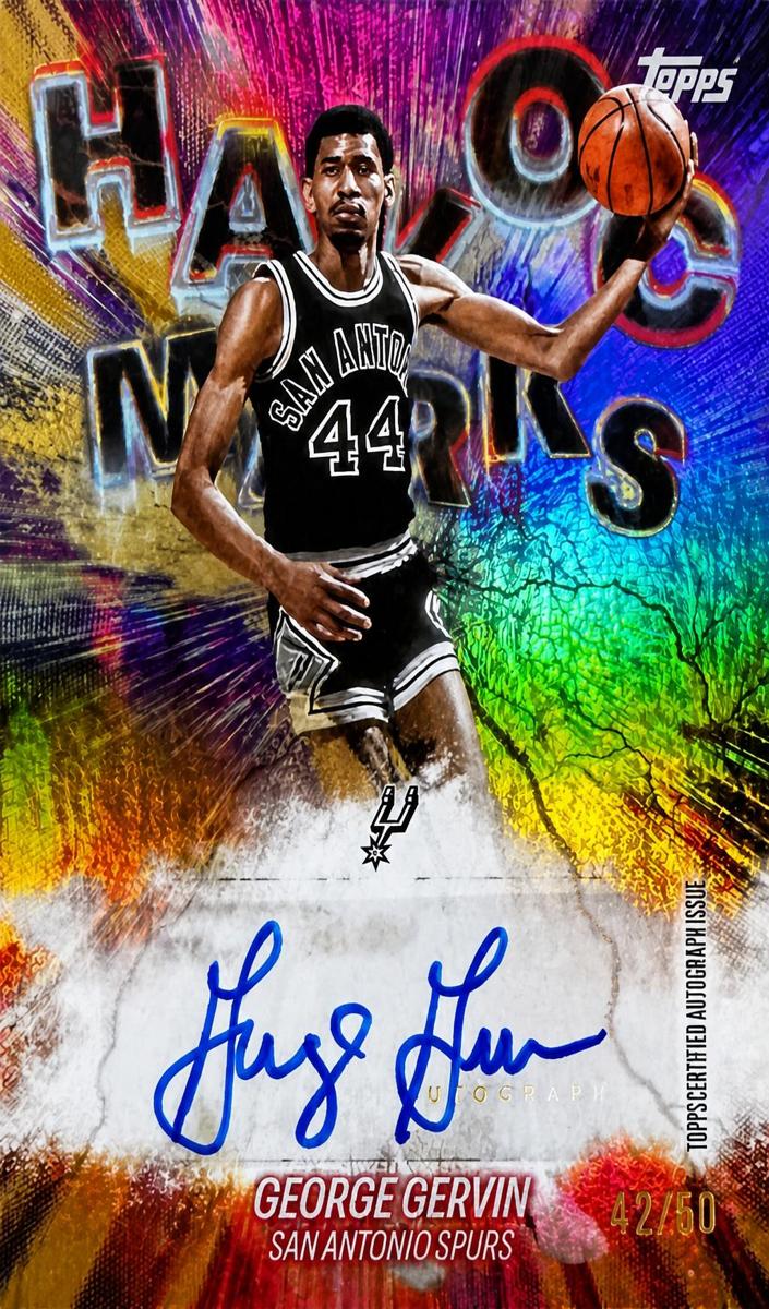 2025 Topps Basketball Gold Rainbow George Gervin #HM-GG