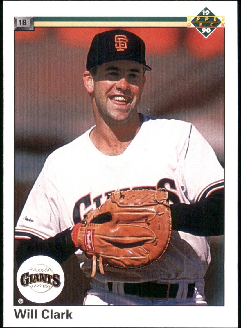 1990 Upper Deck Baseball Will Clark #556