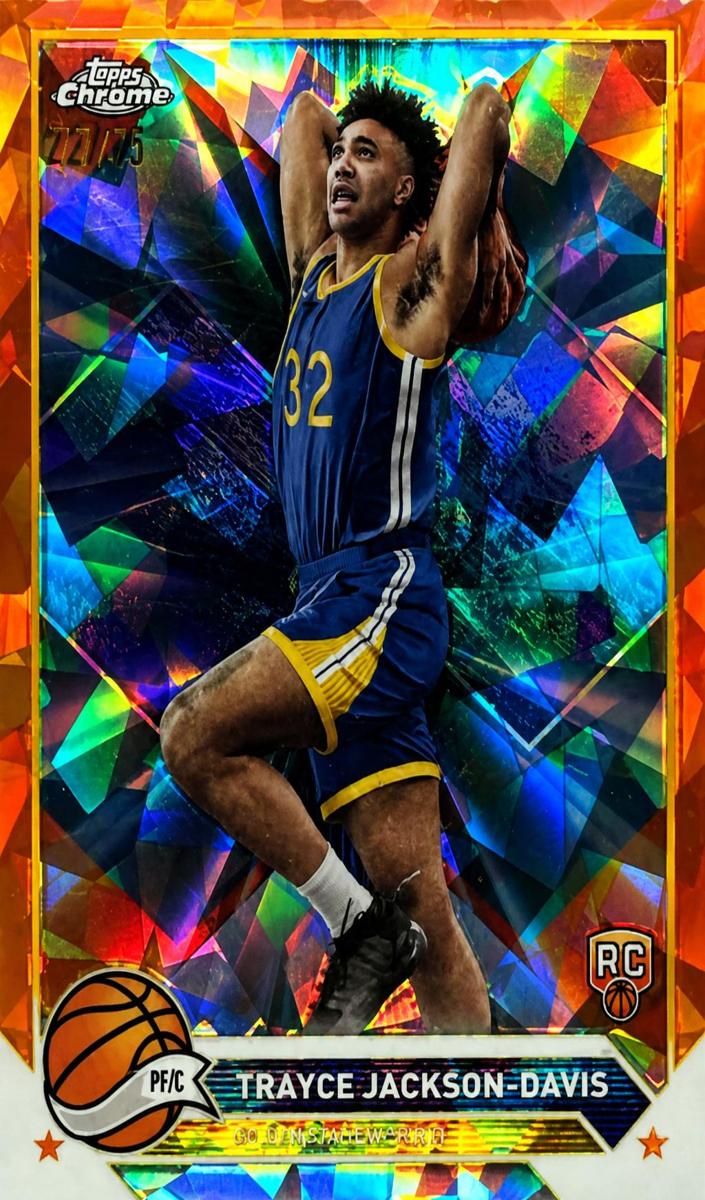 2023 Topps Chrome Sapphire Basketball Orange Trayce Jackson-Davis #176