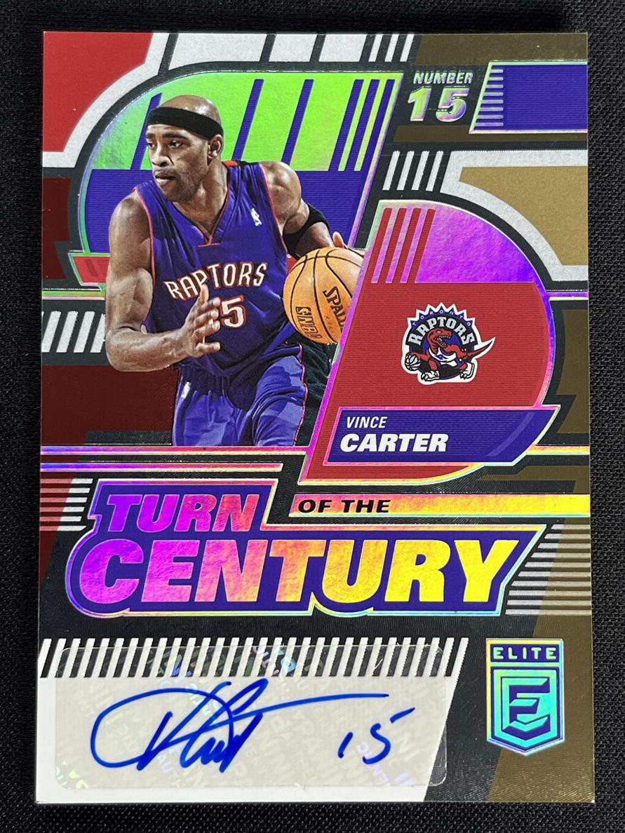 2022 Donruss Elite Basketball Gold Vince Carter #TCS-VCT
