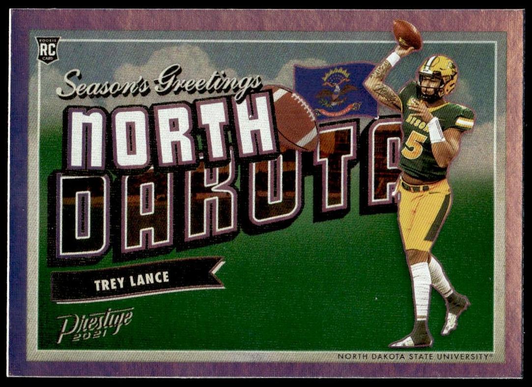 2021 Panini Prestige Football Trey Lance #SG-3 PSA 10