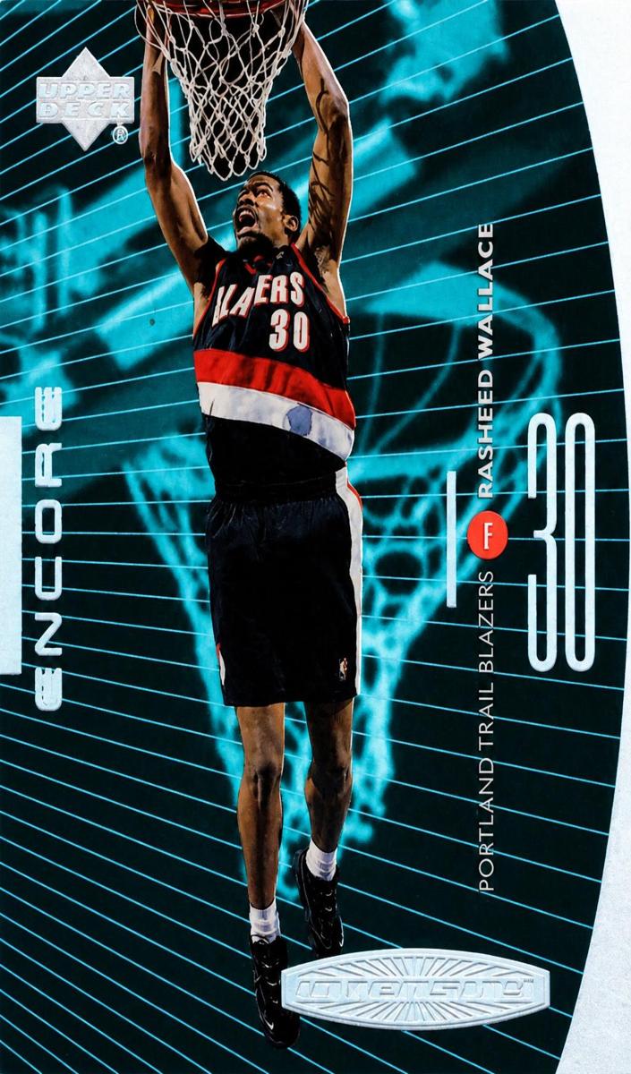 1998 Upper Deck Encore Basketball Rasheed Wallace #I6