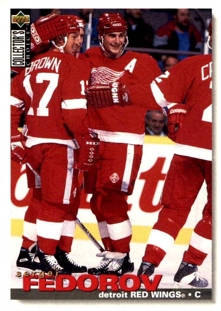1995 Collector's Choice Hockey Sergei Fedorov #148