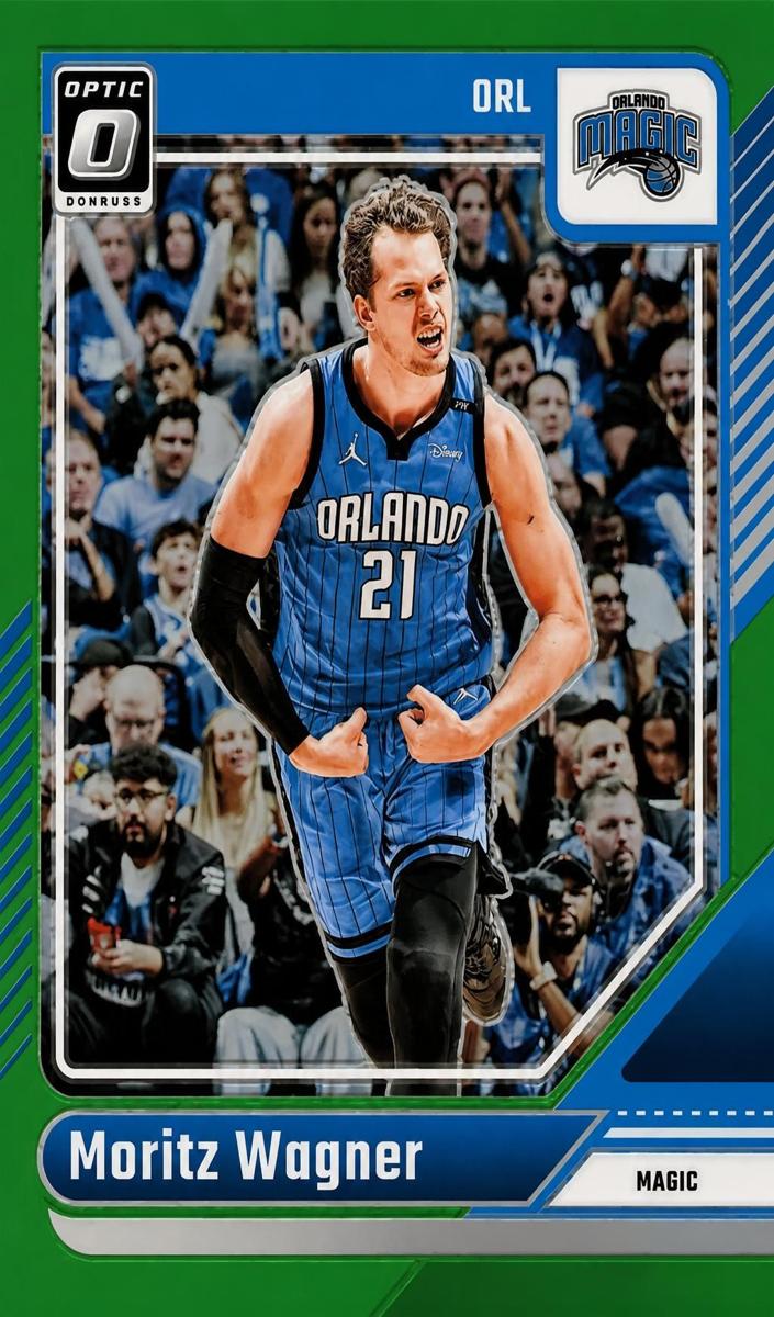 2024 Donruss Optic Basketball Lime Green Moritz Wagner #66