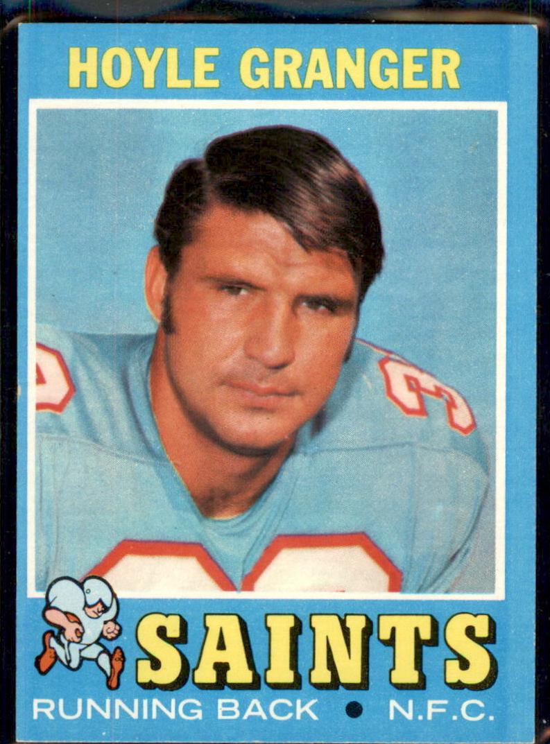 1971 Topps Football Hoyle Granger #198