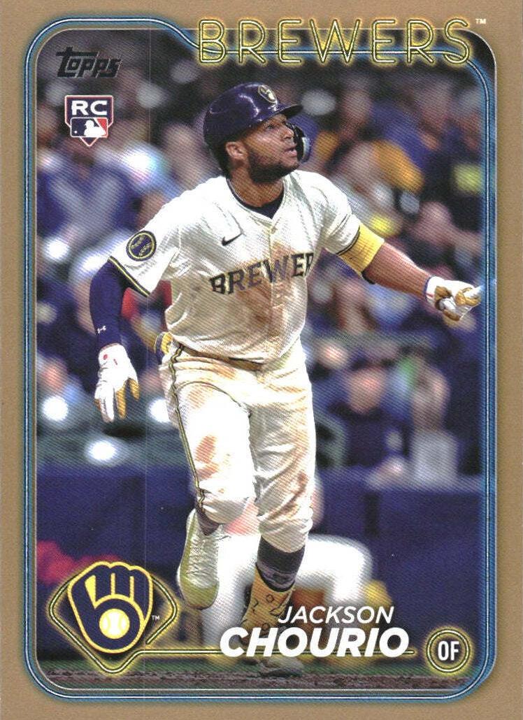 2024 Topps Update Baseball Gold Jackson Chourio #US240