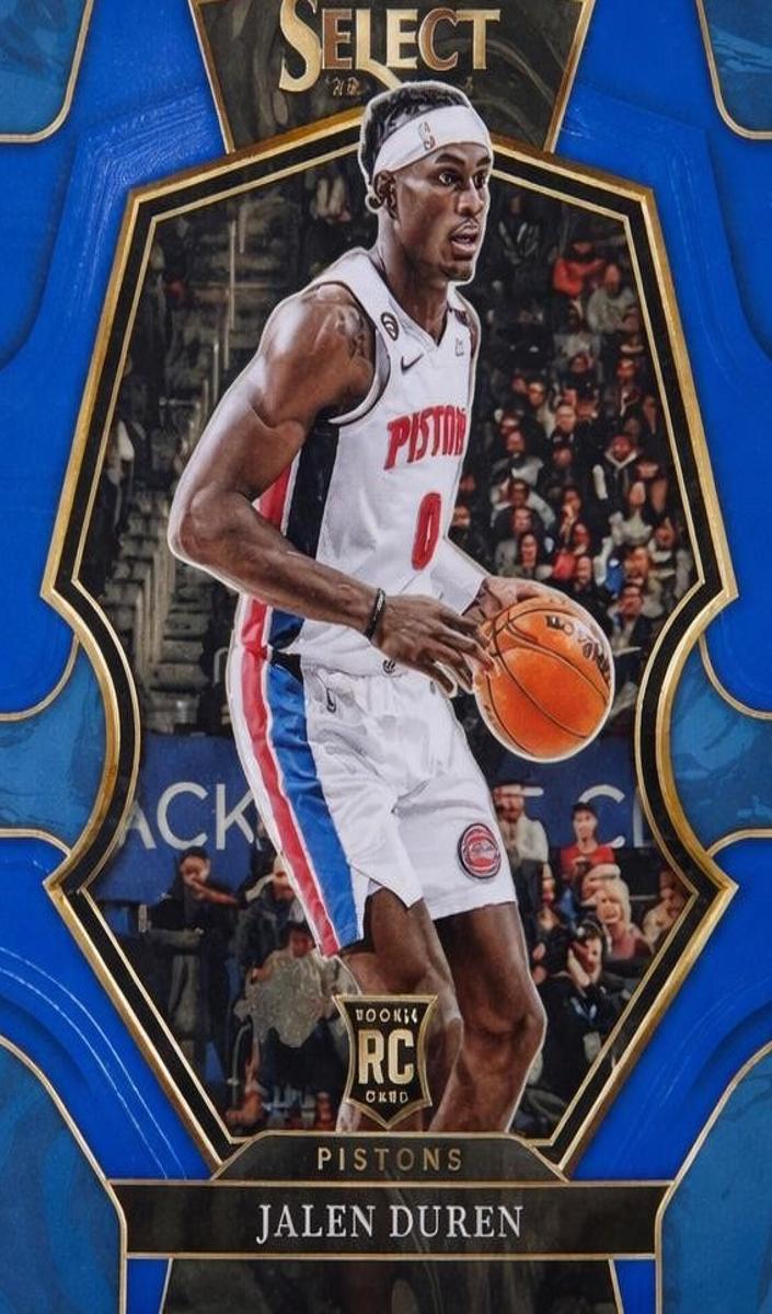 2022 Panini Select Basketball Blue Jalen Duren #176