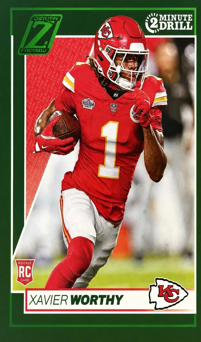 2024 Panini Zenith Football Two Minute Drill Xavier Worthy #200