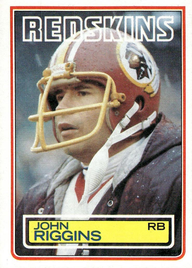 1983 Topps Football John Riggins #198