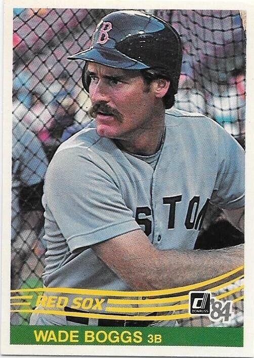 1984 Donruss Baseball Wade Boggs #151 PSA 9