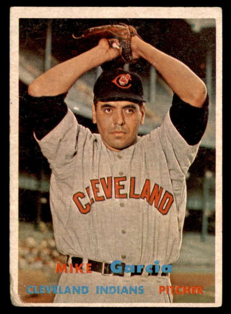 1957 Topps Baseball Mike Garcia #300 PSA 7