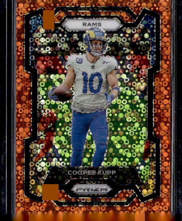2023 Panini Prizm Football Orange Ice Cooper Kupp #165