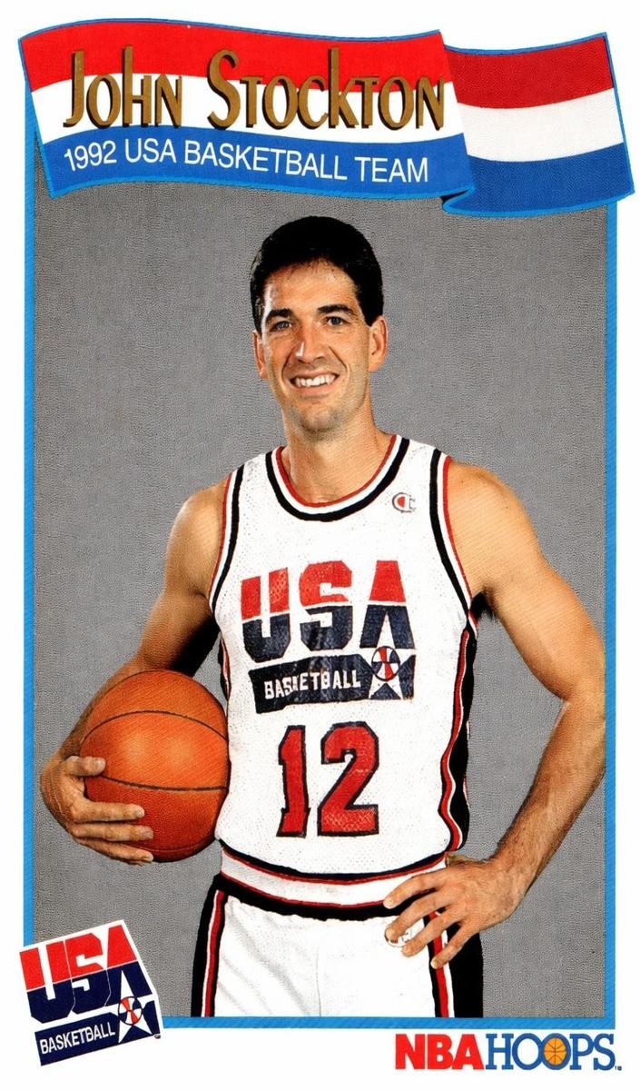 1991 Hoops Basketball John Stockton #584