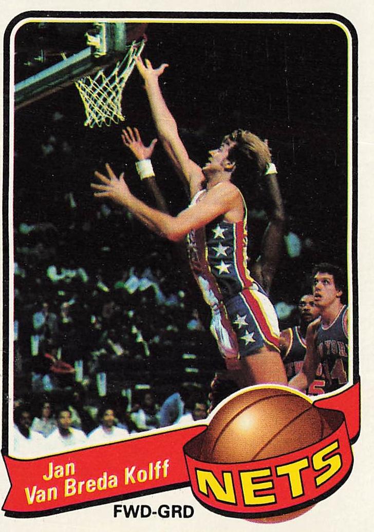 1979 Topps Basketball Jan van Breda Kolff #123 PSA 5.5