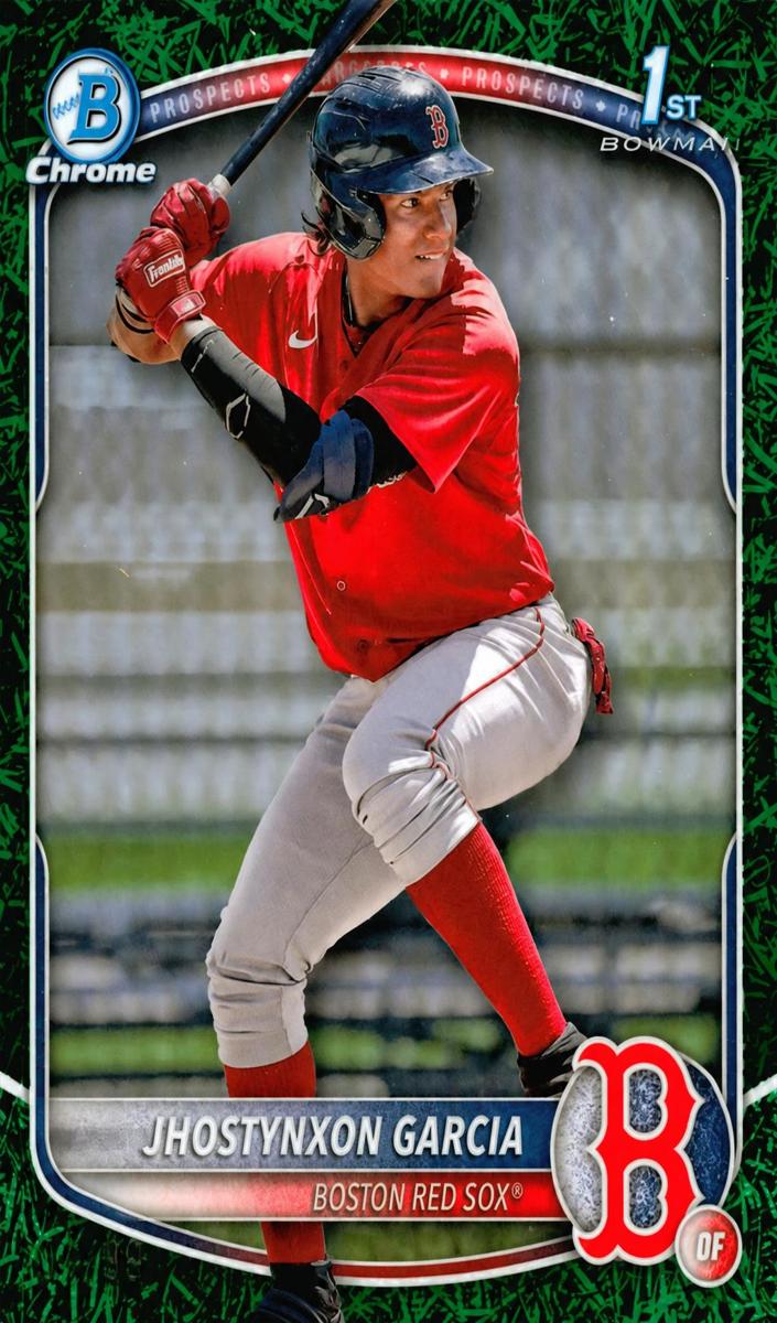 2025 Bowman Chrome Prospects Baseball Green Grass Jhostynxon Garcia #BCP-43