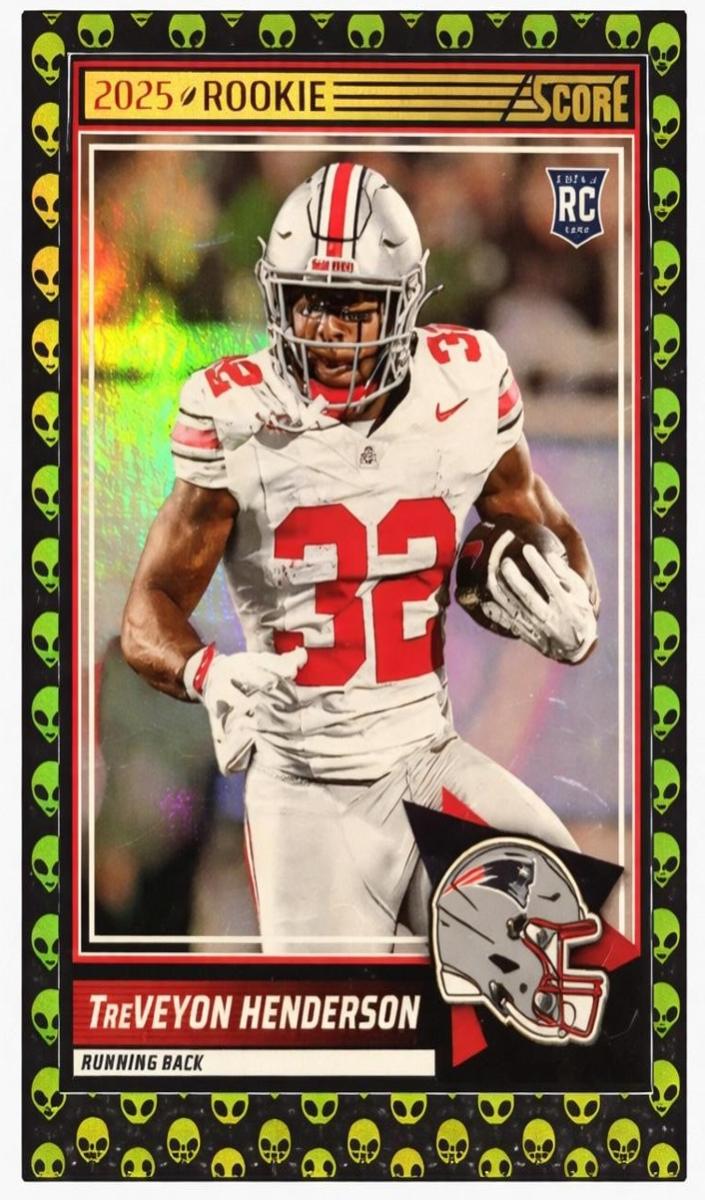 2025 Panini Score Football Extraterrestrial TreVeyon Henderson #59