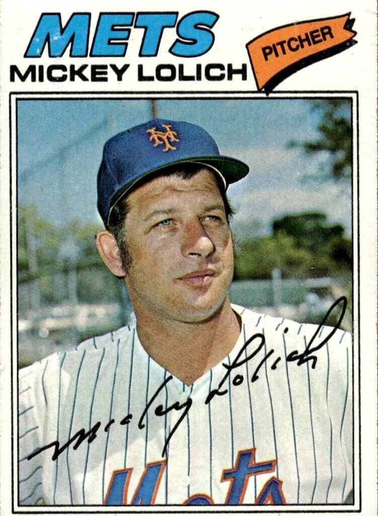 1977 Topps Baseball Mickey Lolich #565 PSA 9