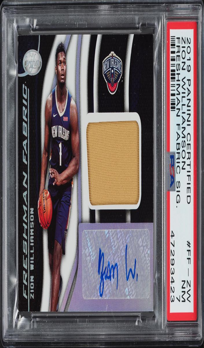2019 Panini Certified Basketball Zion Williamson #FF-ZW PSA 6.5