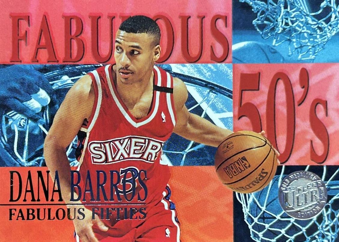 1995 Fleer Ultra Basketball Gold Medallion Dana Barros #1