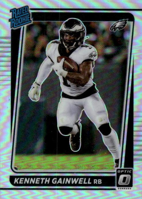 2021 Donruss Optic Football Holo Kenneth Gainwell #239 PSA 9