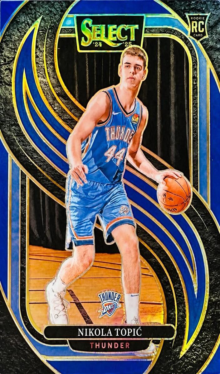 2024 Panini Select Basketball Blue Nikola Topic #171