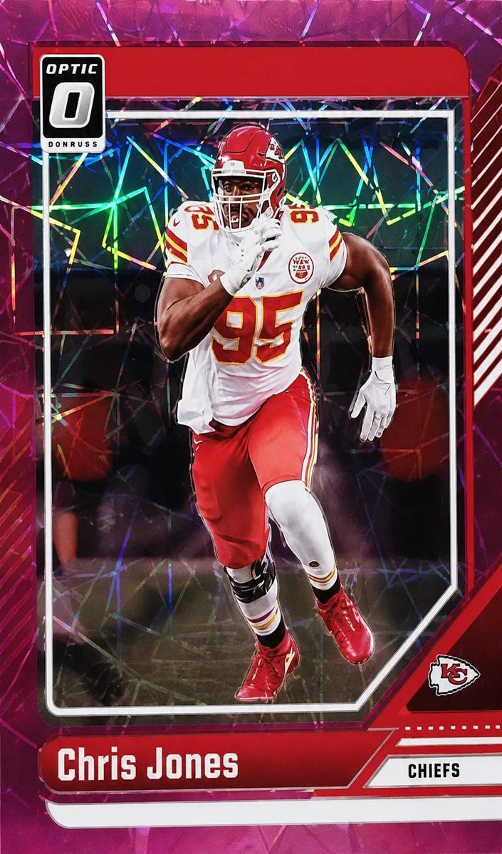 2024 Donruss Optic Football Pink Velocity Chris Jones #99
