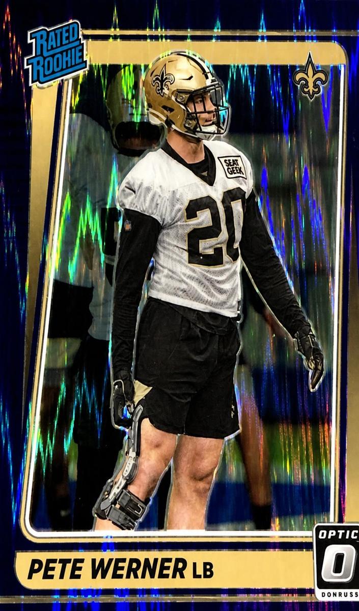 2021 Donruss Optic Football Purple Shock Pete Werner #276